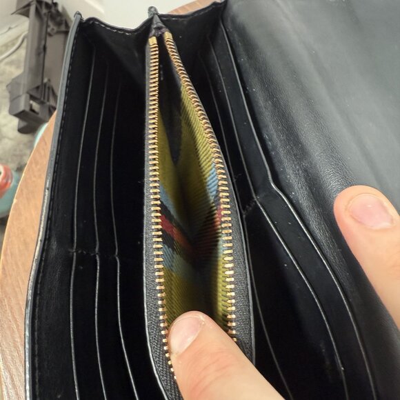 Burberry Check Plaid Tartan Canvas Cotton Wallet - Picture 6 of 7